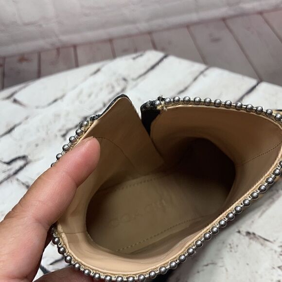 9 COACH calf hair leather Drea Bootie NIB - Picture 11 of 11